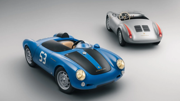 This Tiny Electric Porsche 550 Spyder…