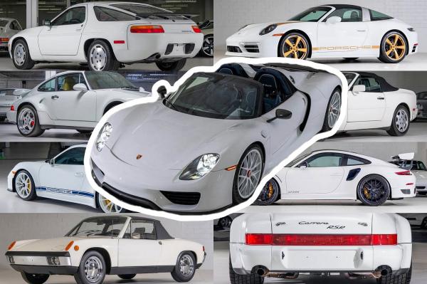 Incredible All-White Porsche Collection Sells For Nearly $30 Million