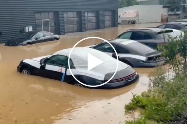 photo of Devastating Flooding Strikes German Porsche Dealership image