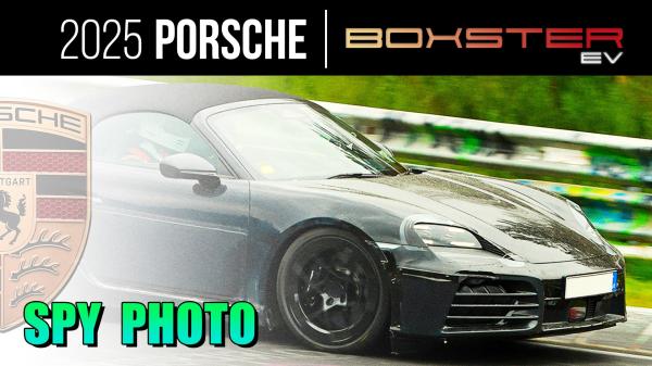 2025 Porsche 718 Boxster EV Prototype Caught Testing on the Nürburgring Nordschleife