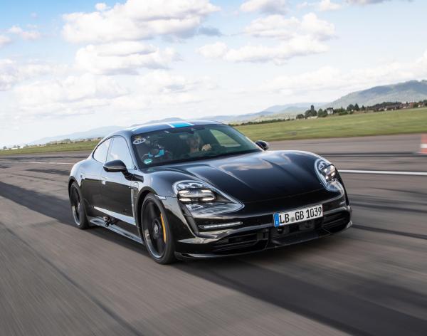 photo of Porsche Taycan Already Embarrassing Tesla Model S image