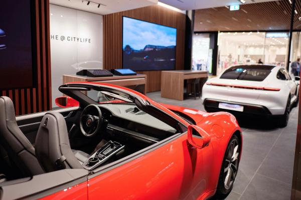 photo of Porsche's New Concept Store Is A High-Tech Wonder image