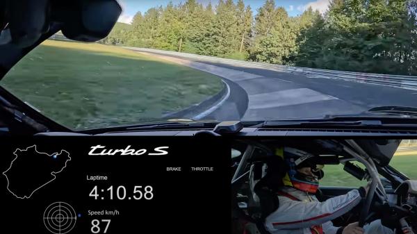 Watch the Hybrid Porsche 911 Turbo S Rip…