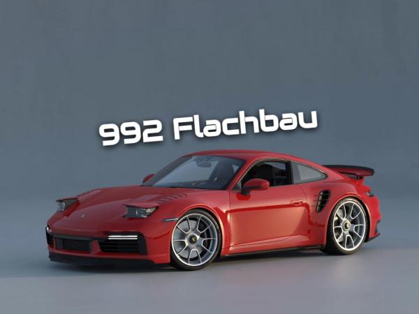 992 Porsche 911 Turbo S Imagined With 930 Slantnose Pop-Up Headlamps