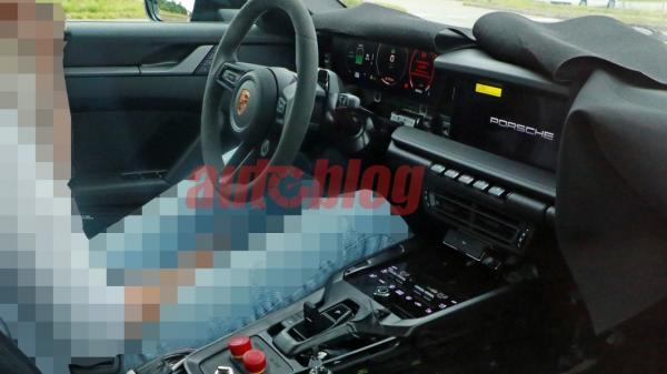 Porsche Boxster EV interior spied with…