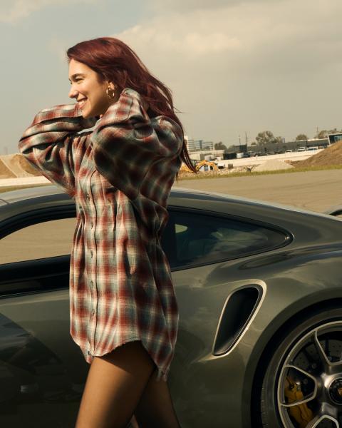 photo of Pop star with a soft spot for sports cars: Dua Lipa and Porsche join forces image