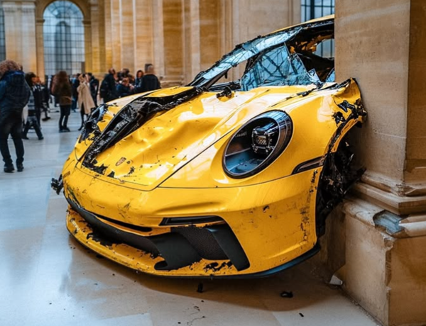 ‘Drive Safe’ AI Porsche Art Installation Is a Sobering Reminder to Stay Safe Behind the Wheel