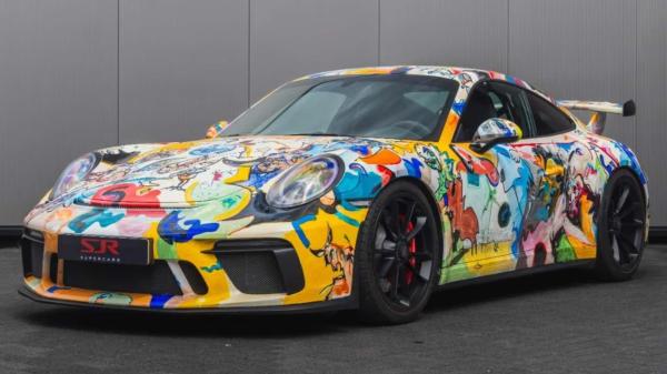 This Porsche 911 GT3 Art Car Deserves to Be in a Collection