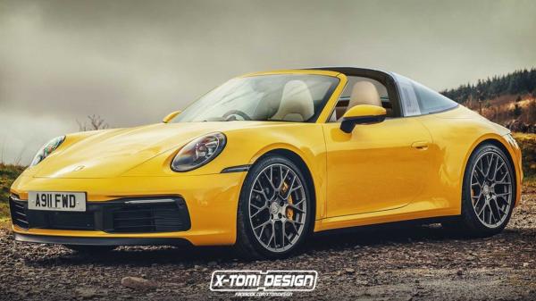 photo of Porsche 911 Targa 4S Rendering Offers Preview Ahead Of Upcoming Debut image