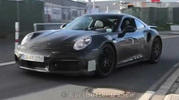 photo of 2021 Porsche 911 Turbo Spied In Motion Devouring The Nürburgring image