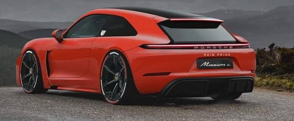 photo of Porsche Mission C Shooting Brake Is a Fitting Cayman Successor image