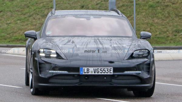 photo of Porsche Taycan Cross Turismo Spied Camo-Free Ahead Of Imminent Debut image