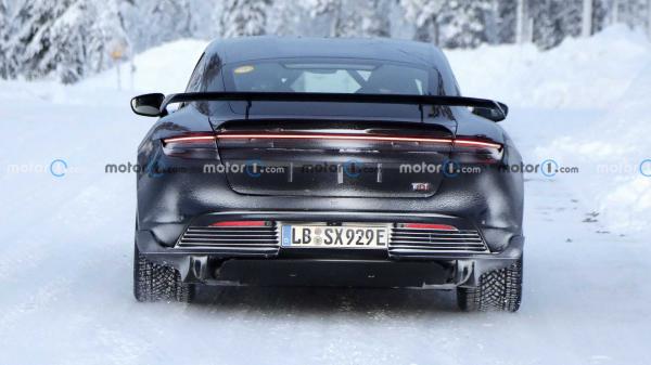 photo of High-Performance Porsche Taycan Prototype Spotted With TDI Badge image