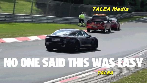 photo of One Of Tesla's Nürburgring Cars Broke Down And Got Passed By A Porsche Taycan image